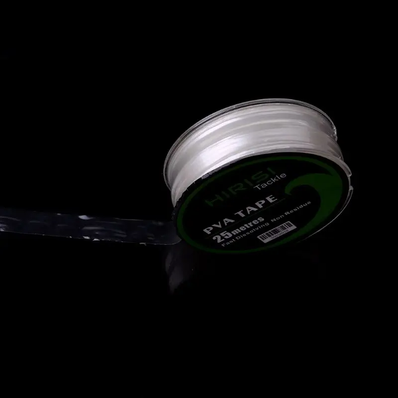 

PVA Tape For Fishing Feeder Water Dissolve 10mmx20m Quick Dissolve Tackle Transparent Environmental Professional Accessories