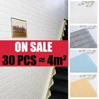 Декоративные 3D наклейки на стену, самоклеящиеся панели из пеноматериала, домашний декор, украшение для гостиной, спальни, ванной комнаты