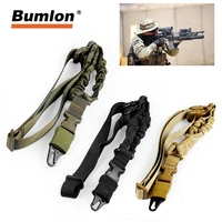 ru stock tactical gun sling adjustable military single point mount bungee rifle sling gun strap airsoft strap hunting 30 0001
