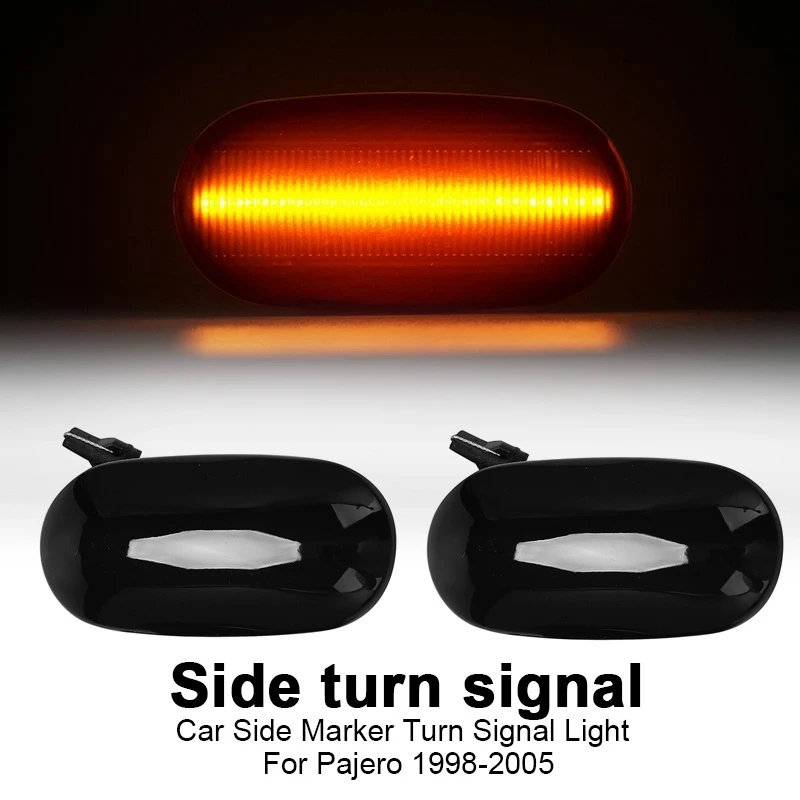 

2Pcs Car Side Marker Turn Signal Light Indicator for Mitsubishi Pajero Mirage Legnum Galant 1998-2005