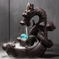 dragon waterfall incense holder incense burner for home decoration gifts for family and friends