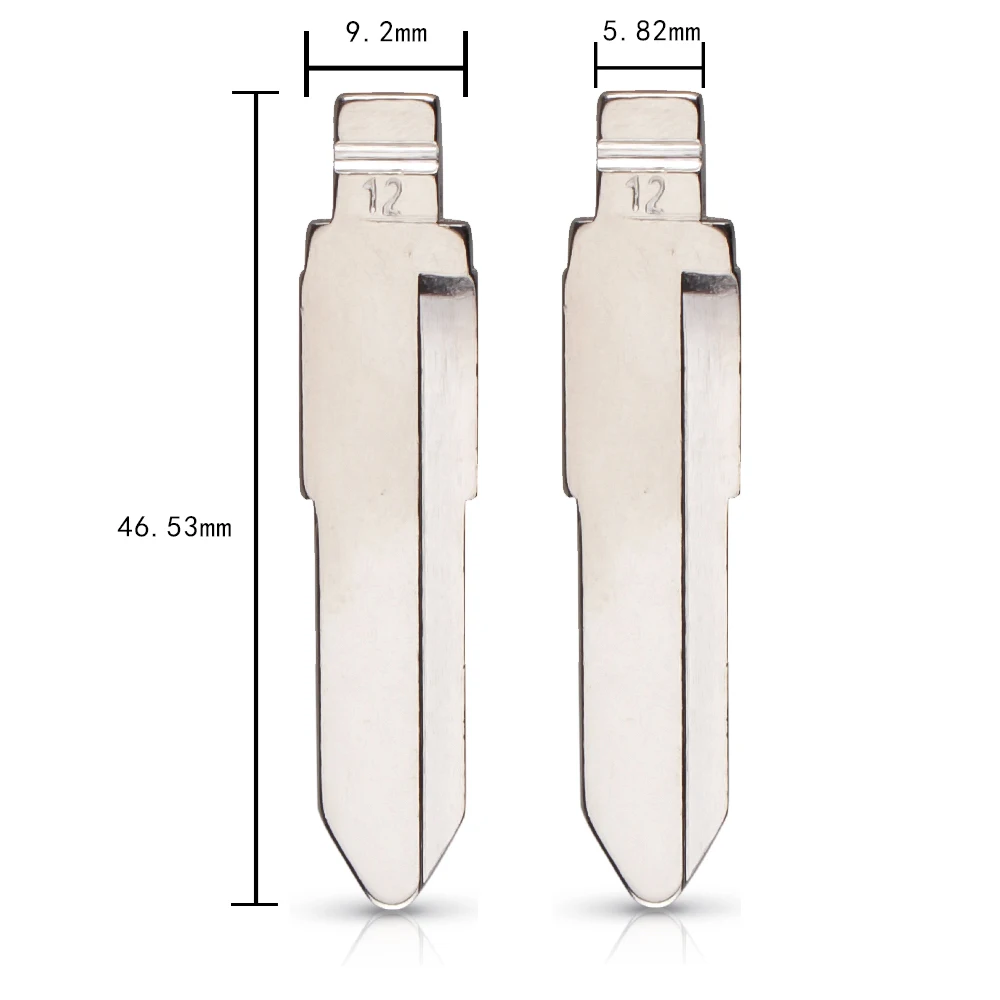 KEYYOU 10 шт./лот металлическая заготовка необработанный откидной ключ KD