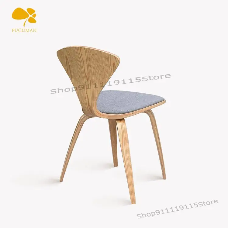 С мягкой обивкой из ткани для обеденного стула Кофе стул дизайнерский домашний