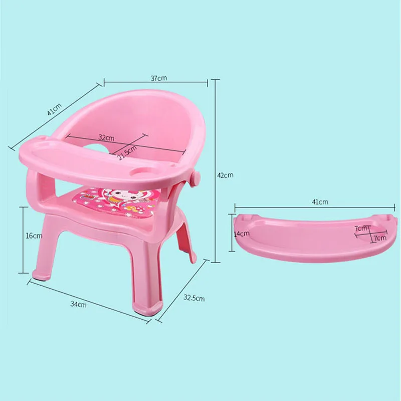 Лидер продаж детский обеденный стул с тарелкой стол вызовом пластиковый