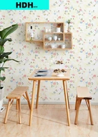 bluepink floral self adhesive wallpaper yellow peel and stick contact paper removable wallcoverings vinly film for home decor