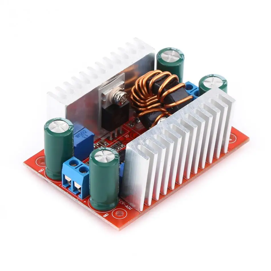 400 Вт DC-DC Step-up Boost Converter DC8.5V-50V To DC10V-60V Module постоянного тока блок питания