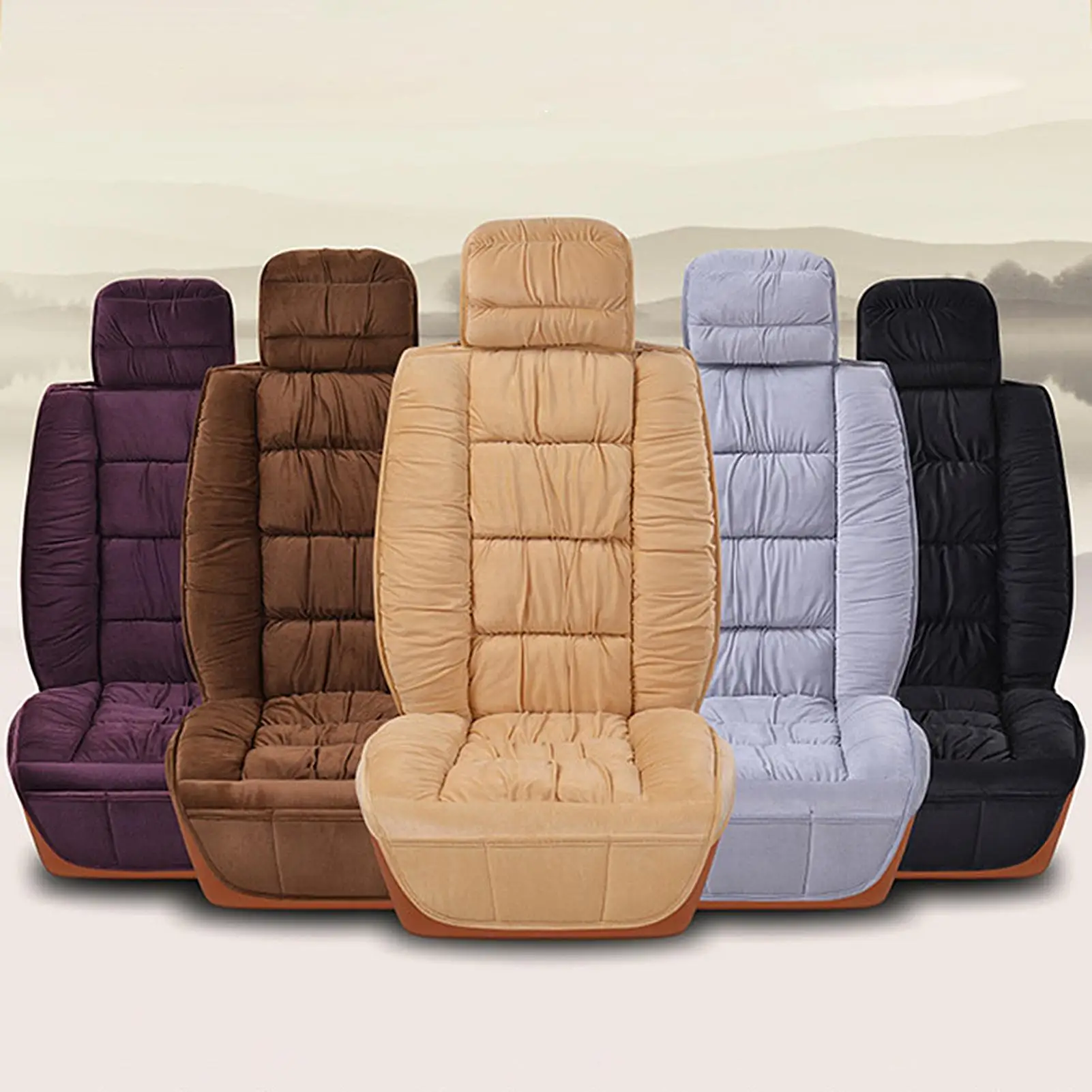 

Winter Universal Car Seat Cushion Non-slip Non-binding Fully Enclosed Cover