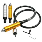 Вращающаяся угловая шлифовальная машина с гибким валом и наконечником патрона для электрической дрели