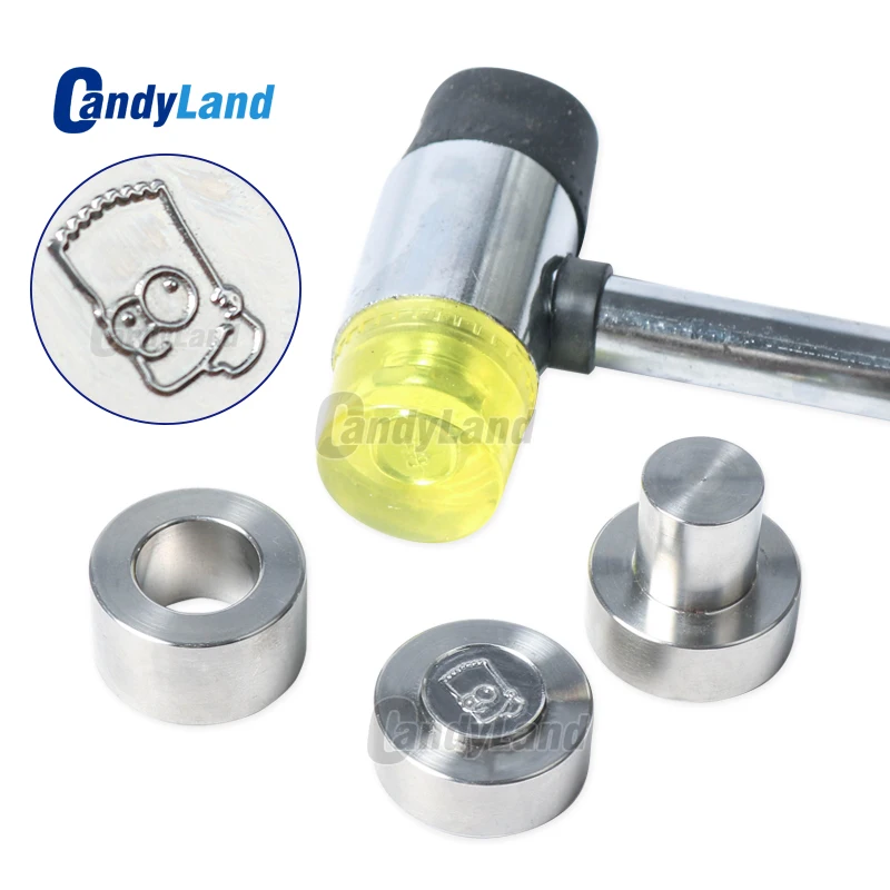 CandyLand ручной молочный планшет штамп 3D конфеты Пользовательский логотип кальций