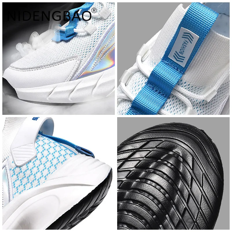 2021 Mens Sneakers Lightweight Breathable Outdoor Male Running Jogging Walking Sports Shoes Damping Tenis Zapatillas Hombre