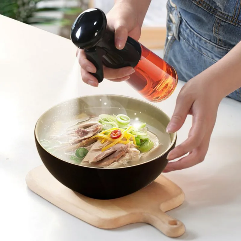 

200ml Olive Oil Sprayer Cooking Baking Vinegar Mist Sprayer Dispenser Bottle For Kitchen Cooking BBQ Grilling