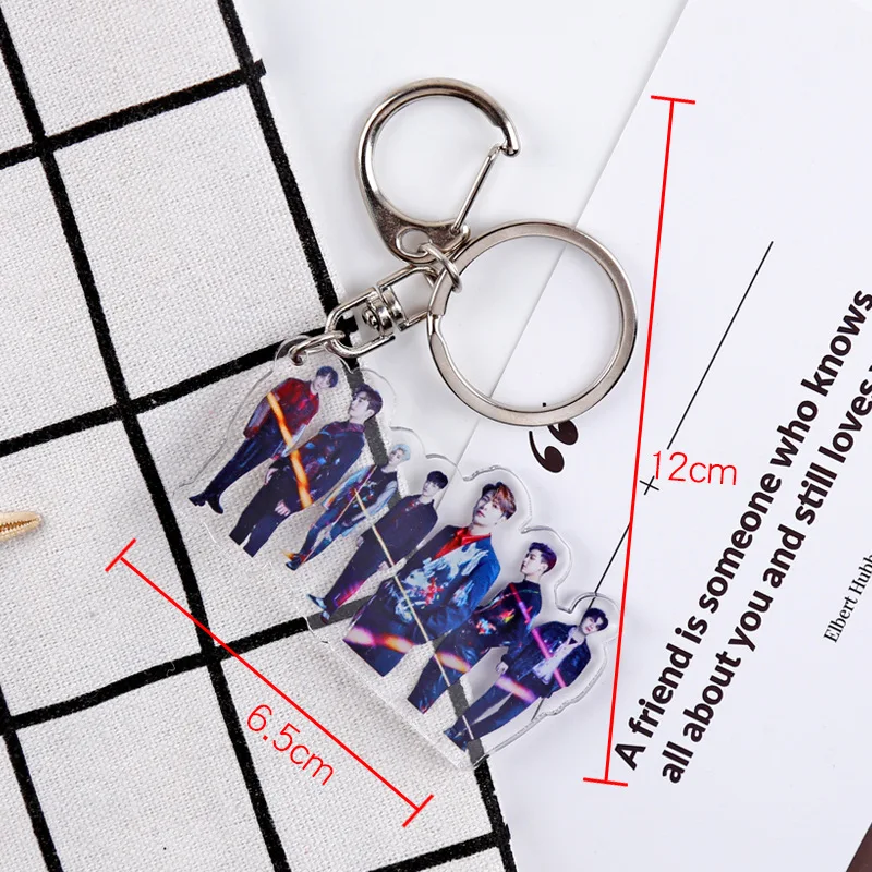 GOT7 Креативный kpop бродячий детский альбом брелок с фотографией дважды TXT REDVELVET Seventeen GOT7 ITZY бродячий детский kpop Канцелярский набор - Цвет: GOT7