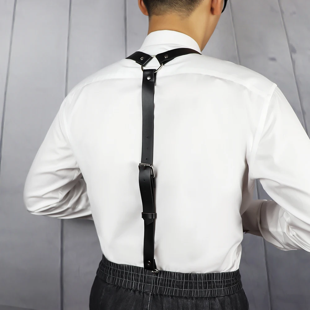 UYEE из искусственной кожи мужские ремни панк тела Связывание пикантные плечевой