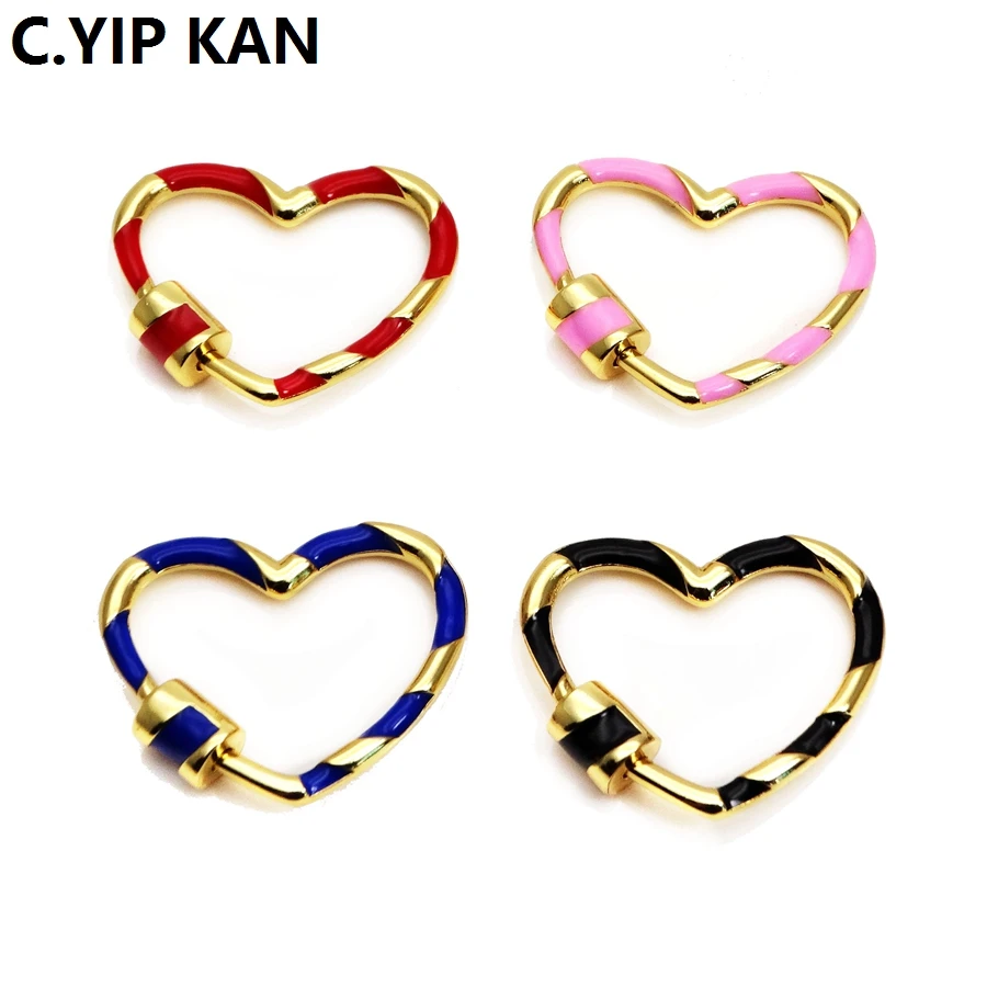 

DIY jewelry making supplies luxury zircon rhinestone spiral buckles pendant accessories jewelry for making premium bracelet