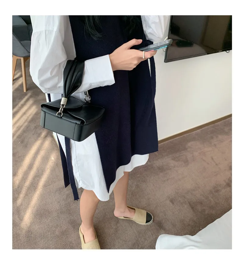 

Unique Square Box Ladies Handbag 2021 Niche Women Shoulder Bag Premium PU Leather Ladies Messenger Bag Luxury Tote Bag for Women