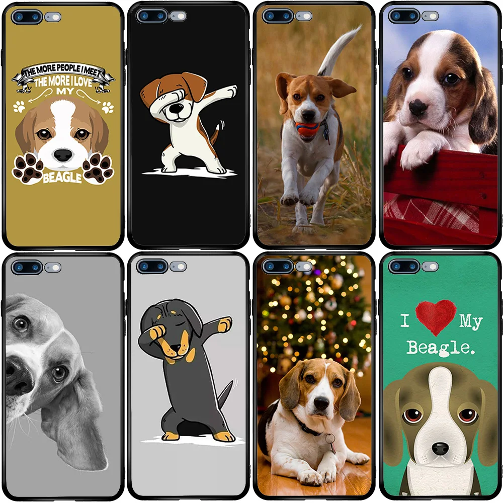 Чехол для iPhone Oneplus 5S SE 2020 6S 7 8 6T 8T Plus XS XR 11 12 Pro Mini Max I love my Beagle Dogs|Бамперы| |
