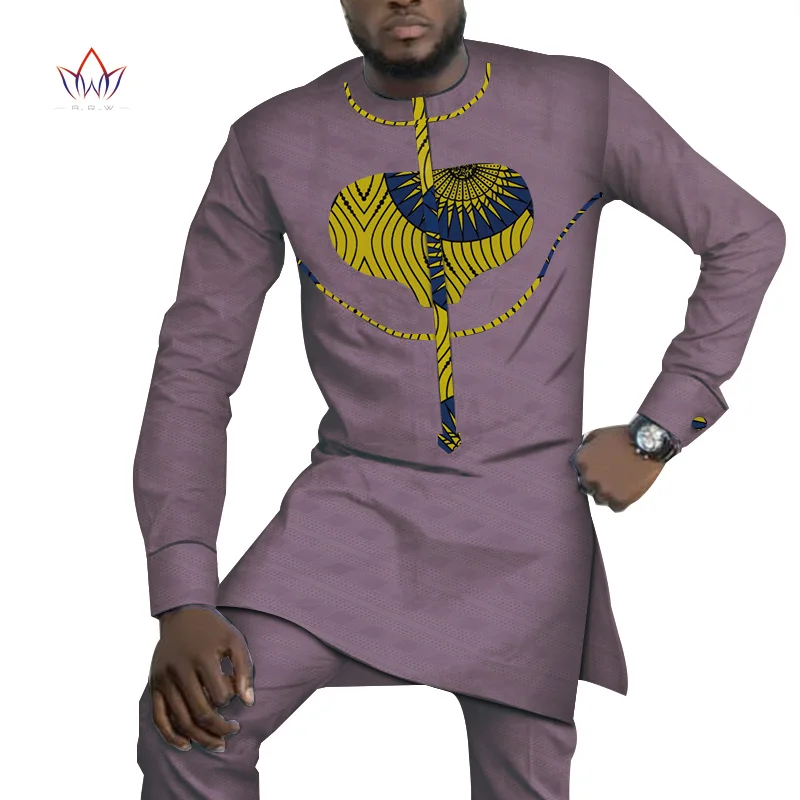 Базен для мужчин комплект из 2 предметов штаны комплекты в африканском стиле