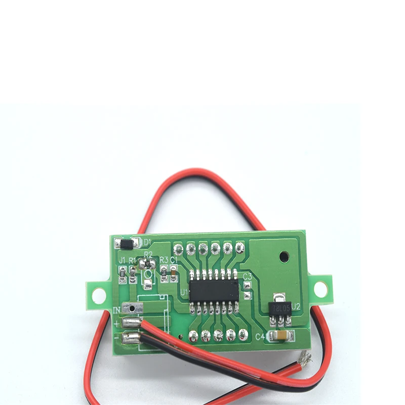 DIY цифровой мини-дисплей вольтметр модуль DC4.5V-30V тестер напряжения панельный прибор для мотоцикла автомобиля.