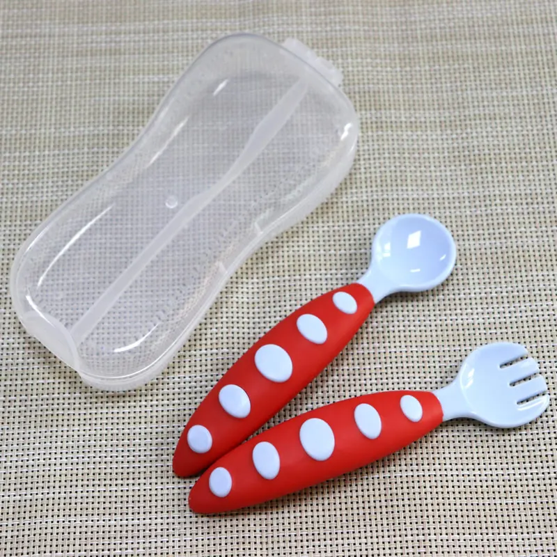 2 шт. детские пластиковые ложки и вилки из ТПЭ|fork set|dinnerware setchildren tableware set |