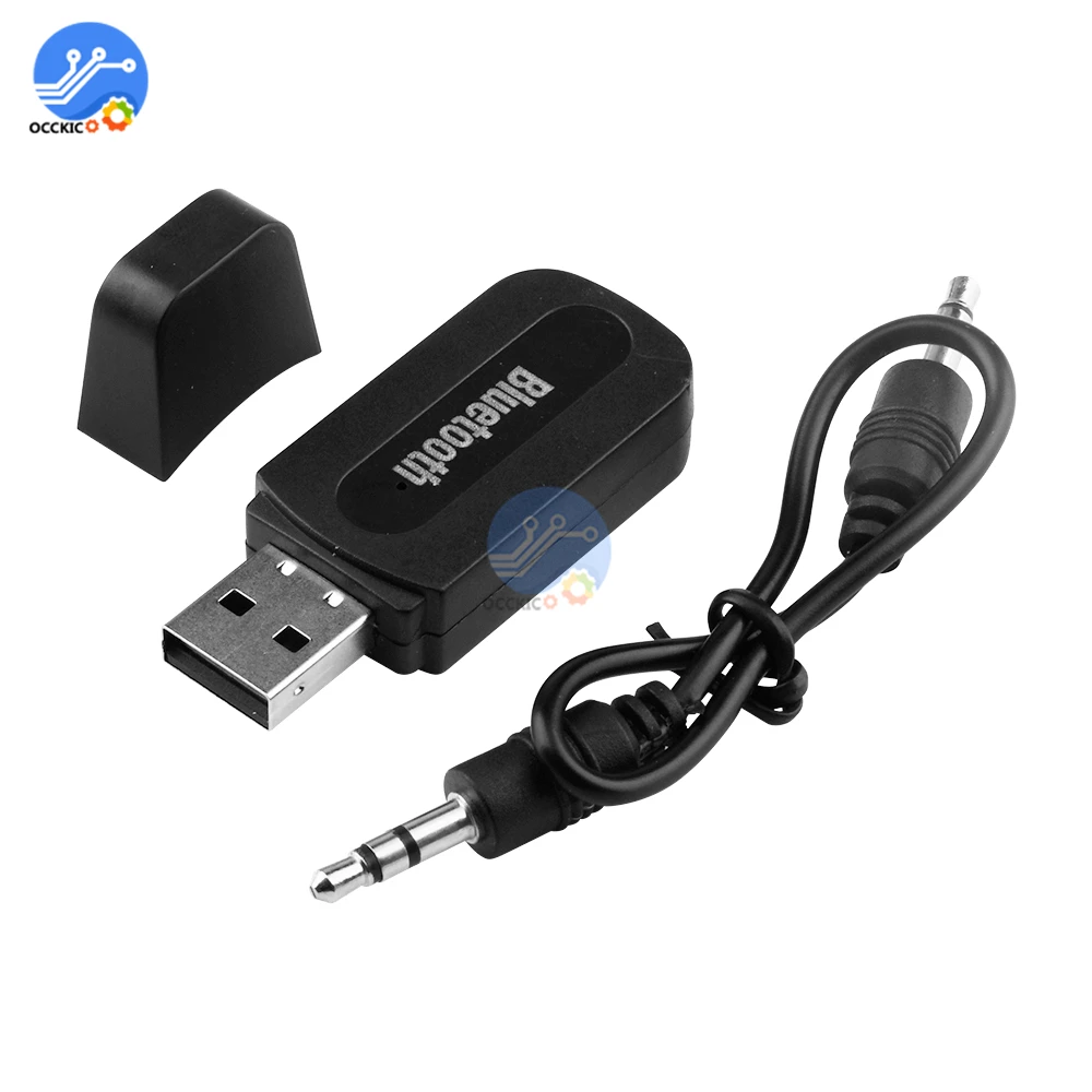 USB Bluetooth беспроводной аудио приемник адаптер 3 5 мм AUX A2DP музыкальный разъем для