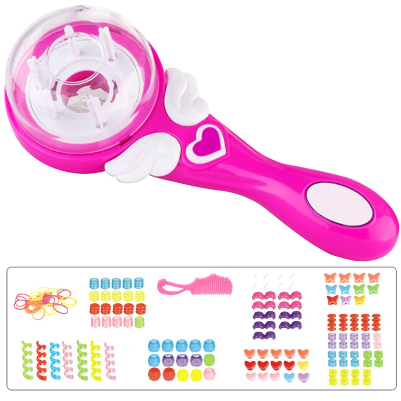 New DIY Cosmetic Makeup Toys  DIY Girls Hair Editor Electric Automatic Hairstyle Tools Braiding Creative Girl Hair Machine Gift