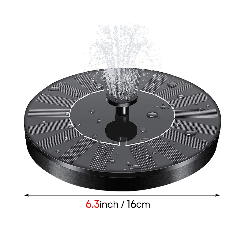 

solar fountain Pool Pond Waterfall Fountain garden fountain Bird Bath solar panel Fountain for dachas and vegetable gardens