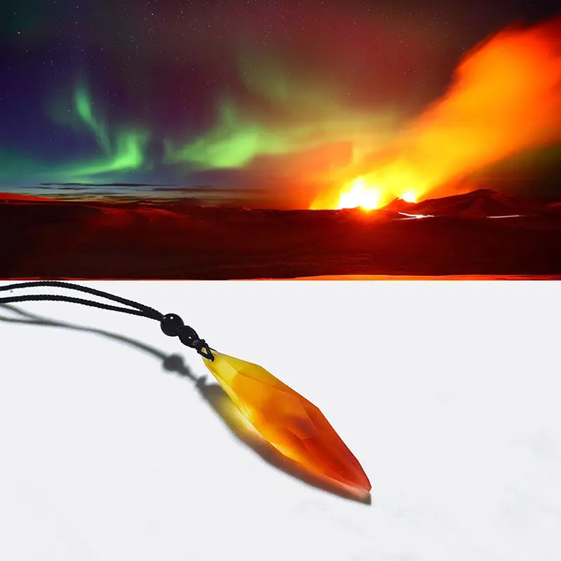 

Starry Sky Aurora Pendant Necklace Resin Couple Craft Wild Men Women Birthday Gifts Piedras Stone Decorative Arts Accessories