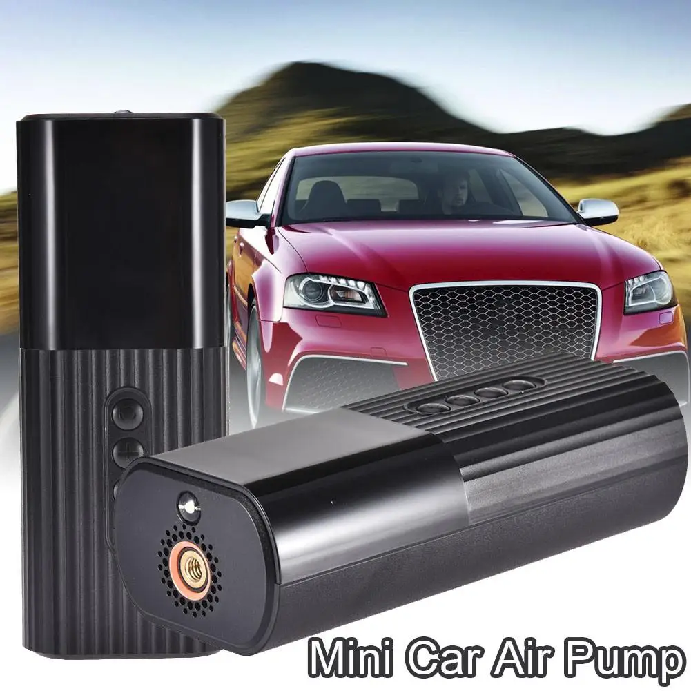

New Inflatable Pump Mini Portable Air Compressor With LED Lighting Tyre Inflator 12V 150PSI Wire Air Pump For Car Bicycle Balls