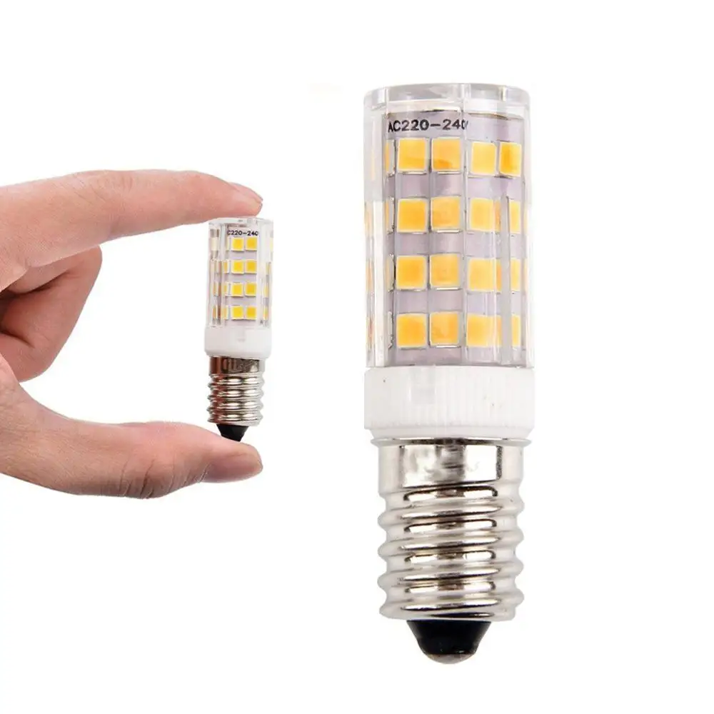 Светодиодные мини-лампы E14 5050 SMD 5 Вт хрустальная люстра 220 В лампочки головного
