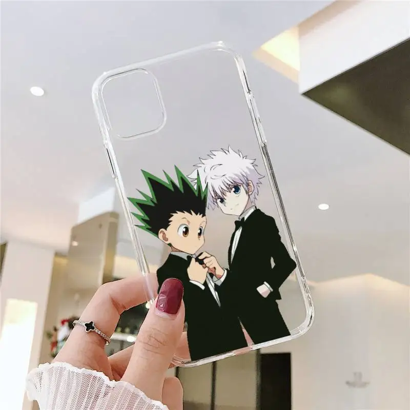 

Hunter X hunter Phone Case Clear Transparent for iPhone 11 12 mini pro XS MAX 8 7 6 6S Plus X 5S SE XR 2020