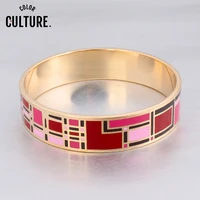 new design bangles stainless steel red beautiful bangle bracelets for women best friend vintage fashion jewelry