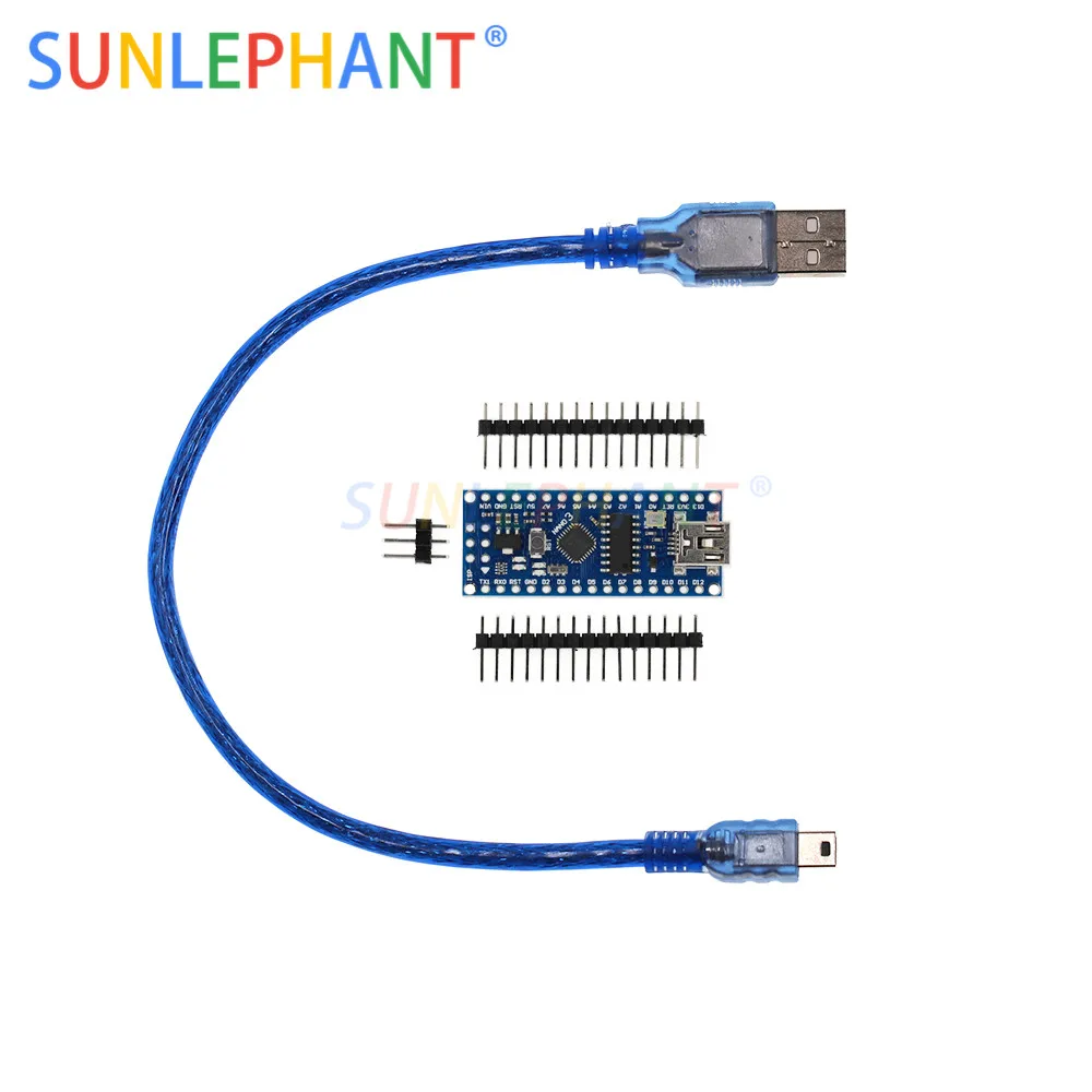 

5PCS/LOT Nano Mini USB With The Bootloader Compatible Nano V3.0 Controller For CH340 USB Driver 16Mhz Nano V3.0 ATMEGA168P