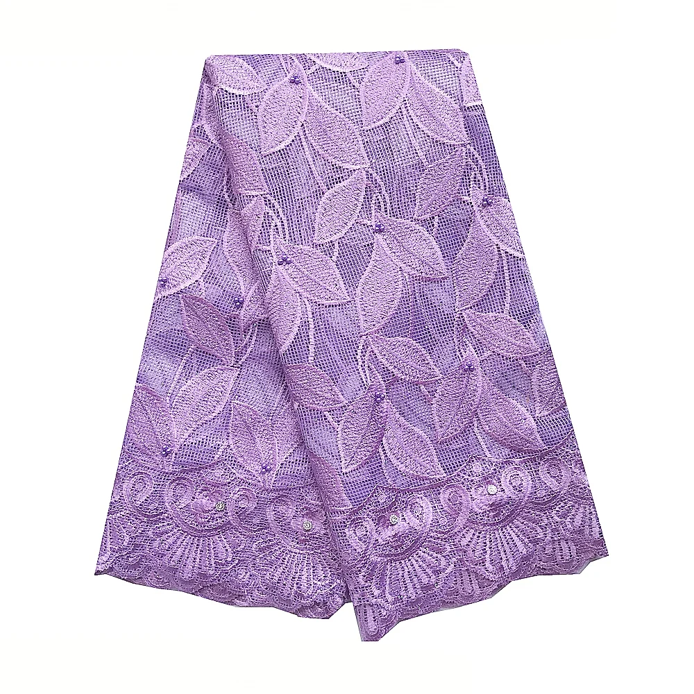 Свадебный шнур швейцарская кружевная ткань нигерийская Тяжелая с бисером