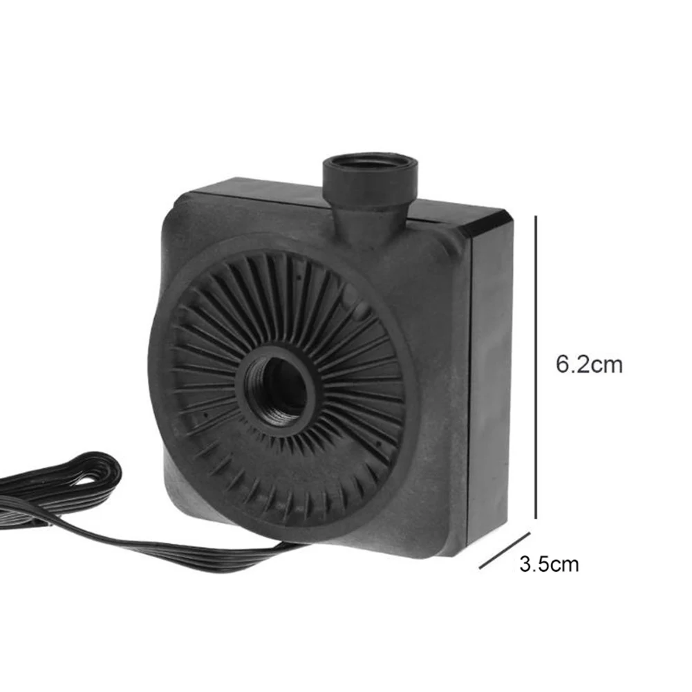 Бесшумный кулер для водяного охлаждения компьютера 12 В мини водяной насос