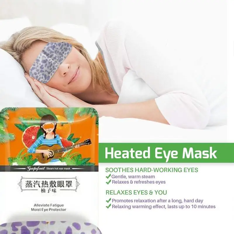 Лавандовая Паровая маска для глаз грейпфрута и жасмина 41 градусная круглая с