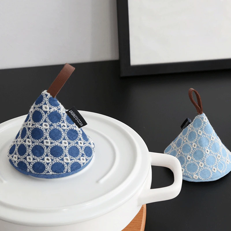 2 шт./компл. из джинсовой ткани с украшением изолирующие перчатки Кухня