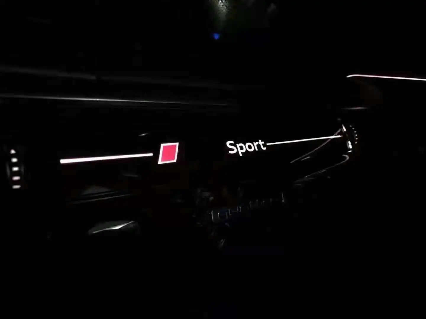 Светильник свет для приборной панели Co pilot поддерживает разноцветный окружающий