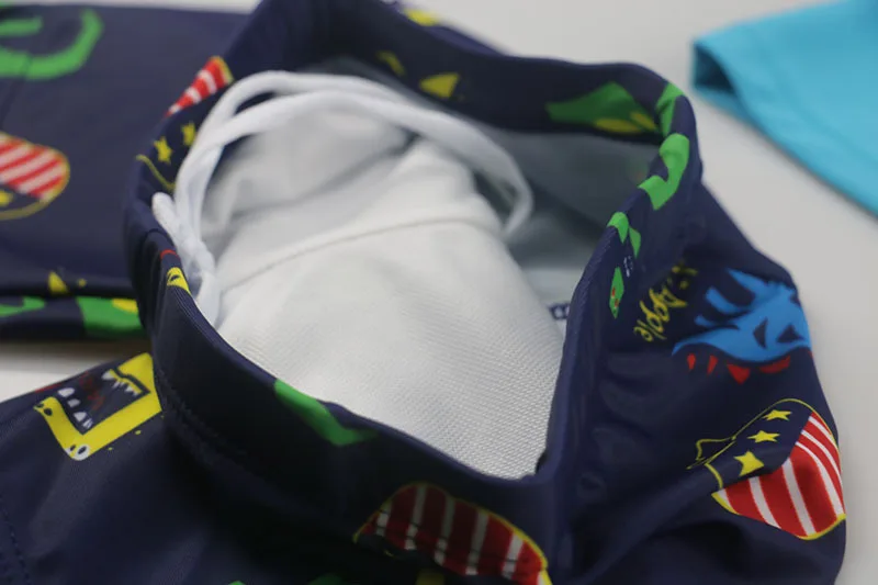 Boy Baby Swimwear Dinosaur Swimming Suit for Boys Short Sleeves Toddler Kids Children's Swimwear Beach Clothes Bathing Suit 3pcs