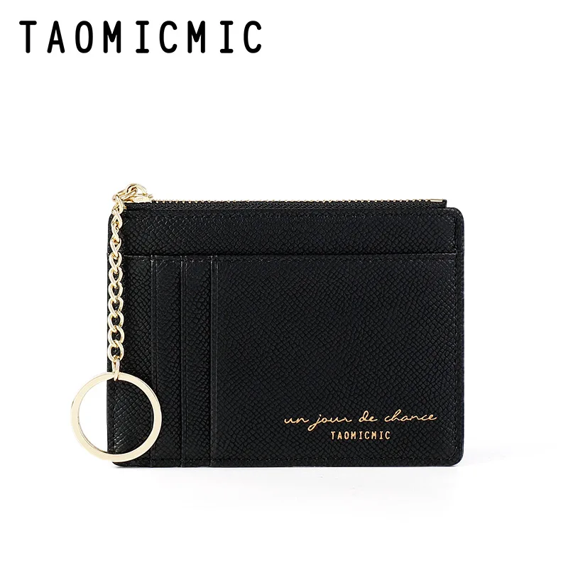 

New Women Wallets Zipper PU Leather Coin Purse Mini Key Chain Small Wallet Multi-card Bit Card Holder Card Holder