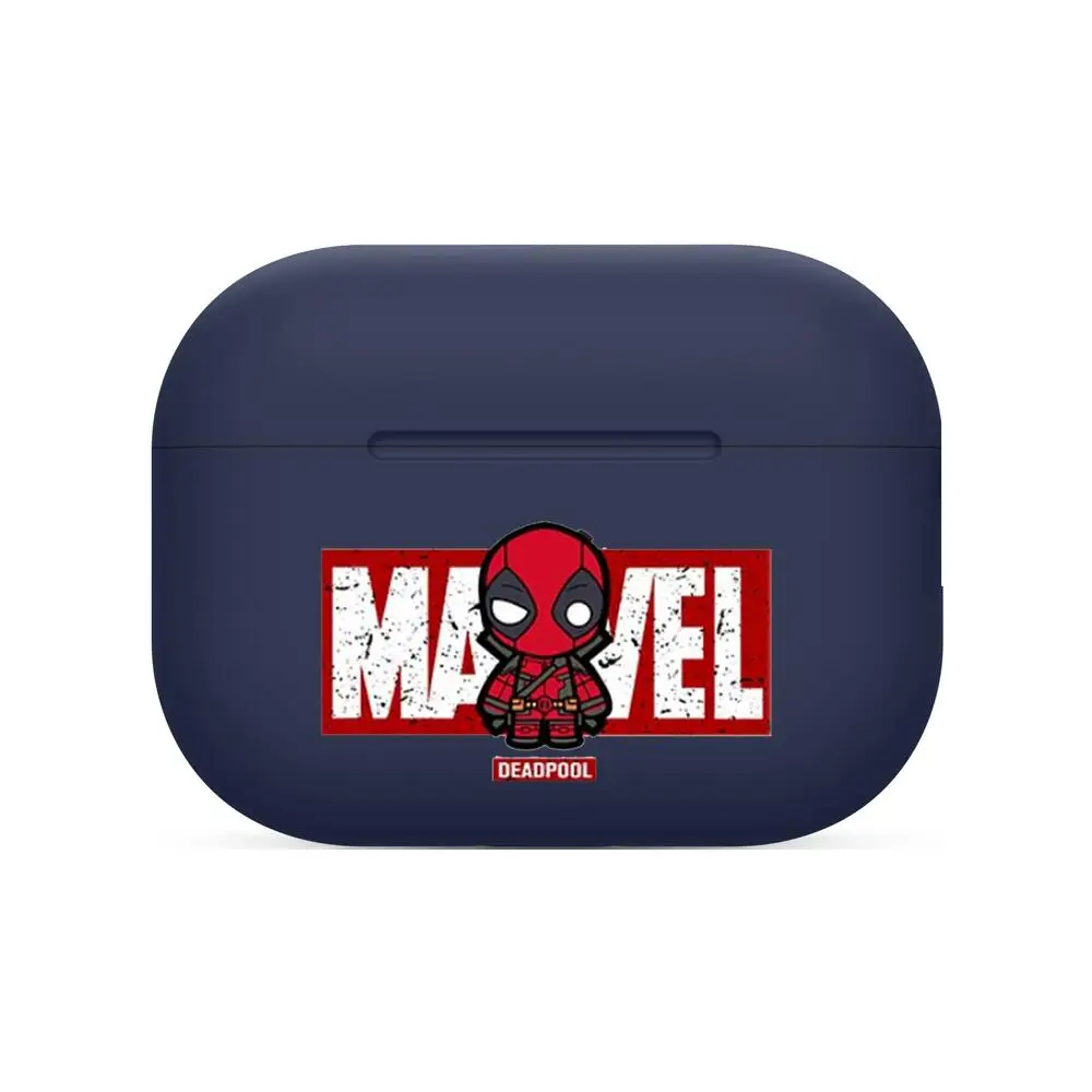 Мультяшные Мстители Marvel для Airpods pro 3 чехол Защитный Bluetooth беспроводной наушников