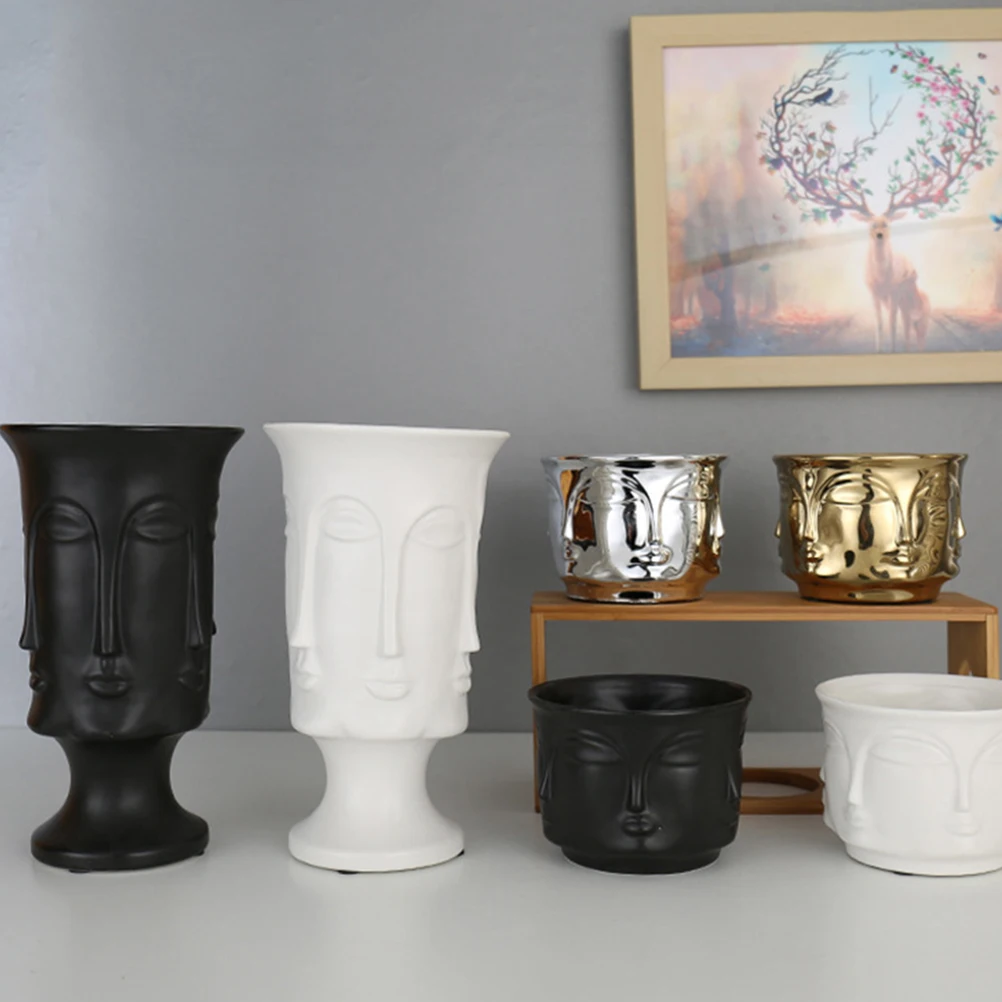 Мужской цветочный горшок для растений креативный суккулентный Горшок С КАКТУСОМ