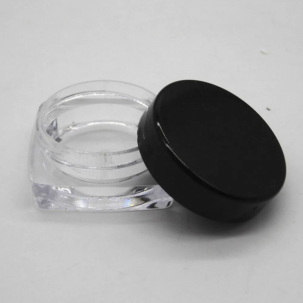 3g Прозрачный Пластик пустой Косметический бальзам для губ образец контейнерный