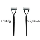 Щипцы для завивки ресниц, складная металлическая расческа для ресниц, инструмент для макияжа