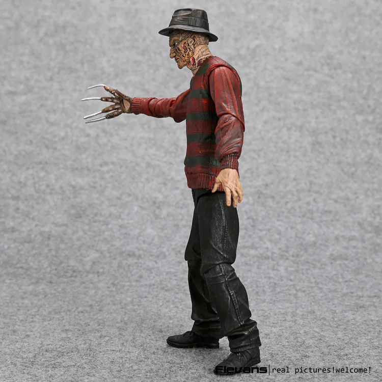 NECA Freddy Krueger 30th ПВХ экшн-фигурка коллекционная игрушка 7 дюймов 18 см | Игрушки и