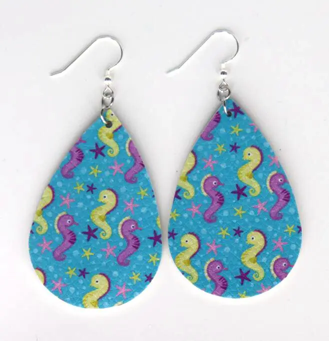 Богемные бейсбольные трехслойные рандомные серьги для женщин блестящие