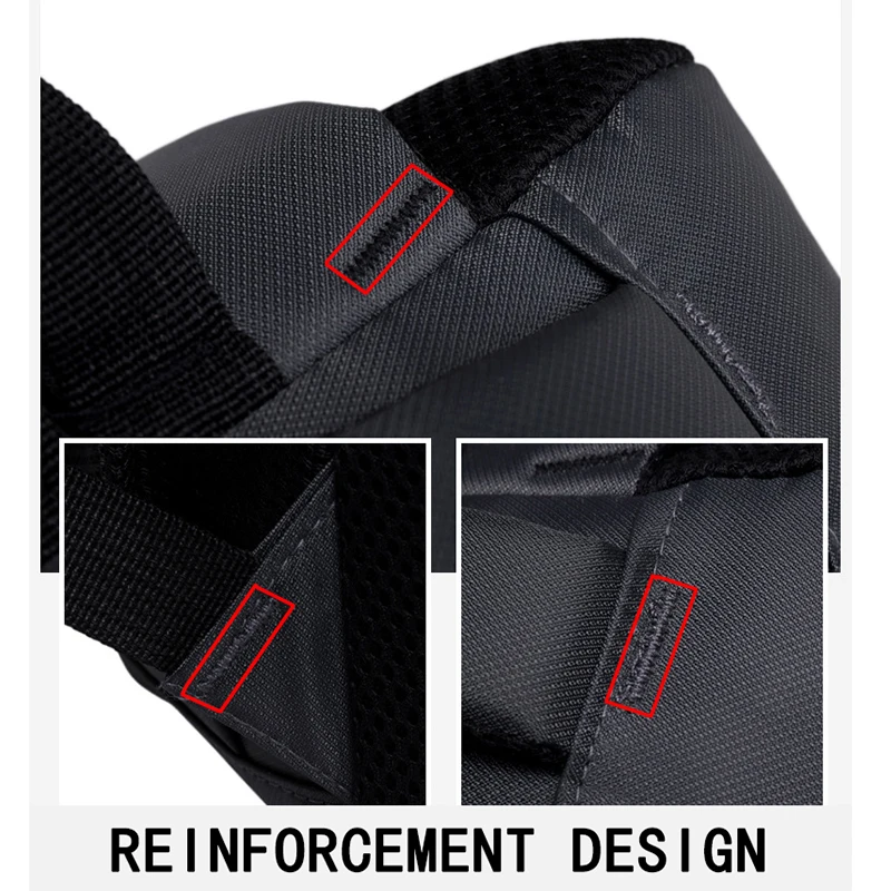 

Men Backpack Waterproof Nylon Black Large Capacity High College Students School Bagpack for Laptop 15.6 Inch