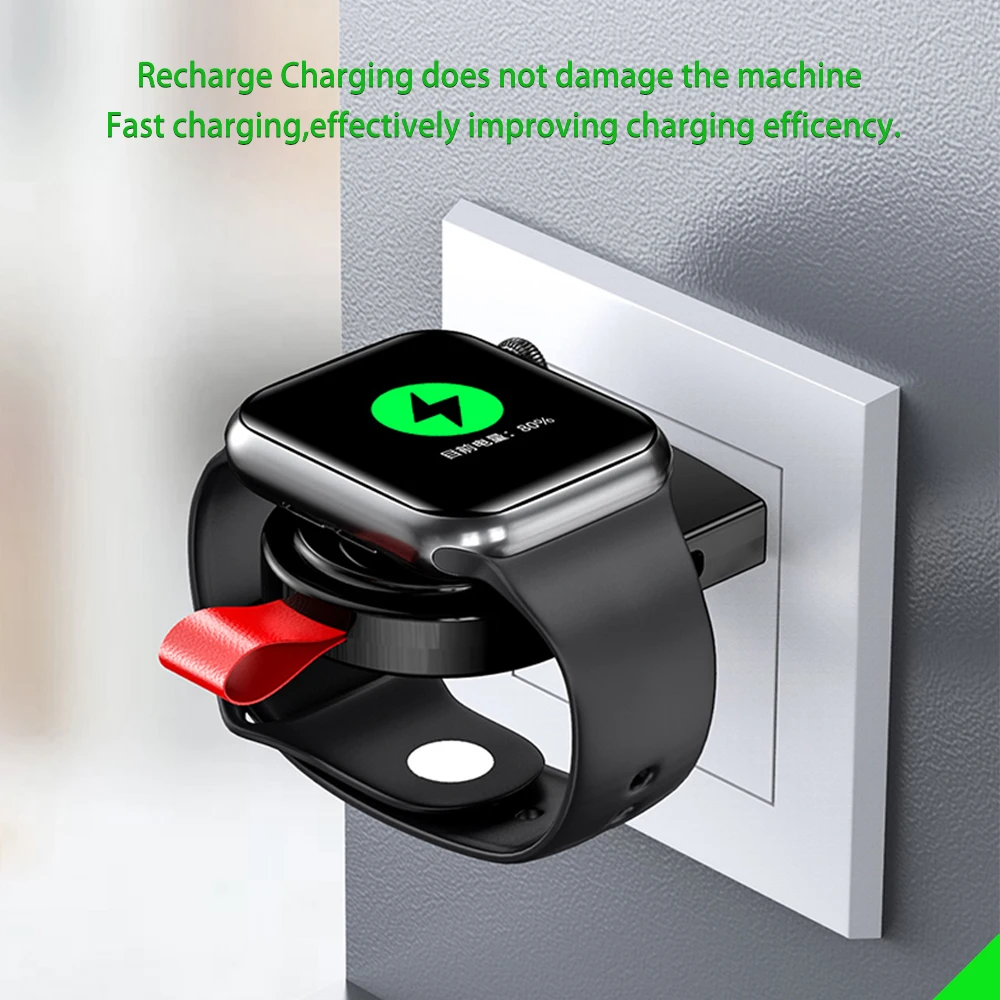 portable wireless charger for iwatch se 6 5 4 3 2 1 charging dock station usb charger for apple watch series se 6 5 4 3 2 1 free global shipping