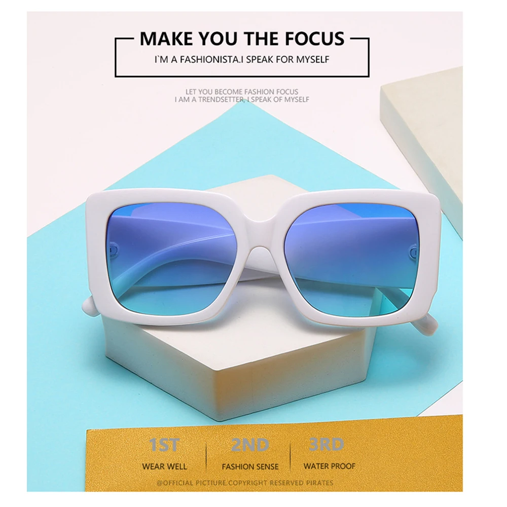 

2022 HONGHONG Ladies' Largesize Vintage Fashion Sunglasses Fashion Special Frame Style Eyewear UV400 Protection Oculos De Sol