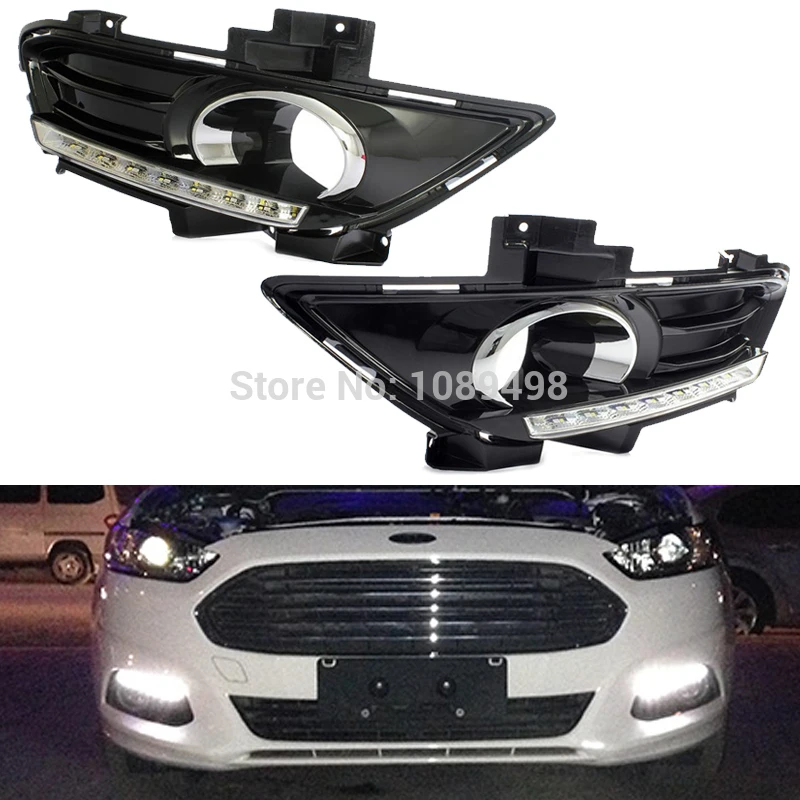 1 компл светодиодный светодиодные противотуманные фары для вождения DRL дневные