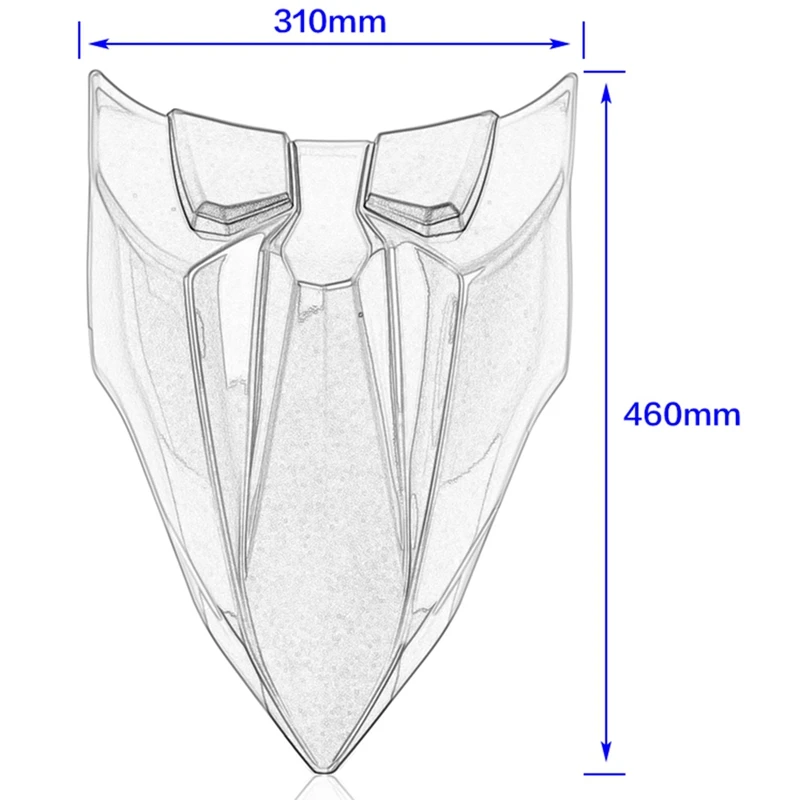 

Seat Cover Rear Pillion Passenger Hard Solo Seat Cowl Hump Faring for Kawasaki Ninja650 Z650 2017-2020(with Bracket)